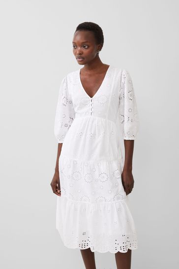 French Connection Broderie Anglaise Dress