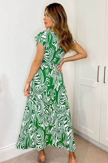 Ax paris leaf print dress online