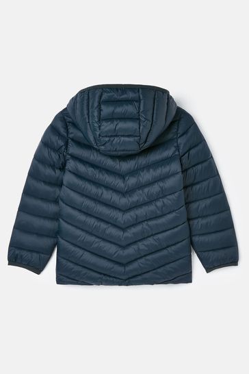 Joules navy 2024 wool coat