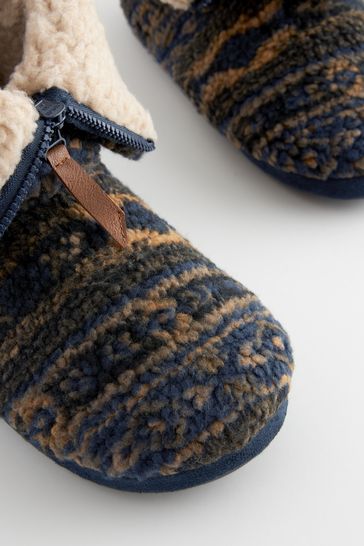 Mens boot best sale slippers with zips