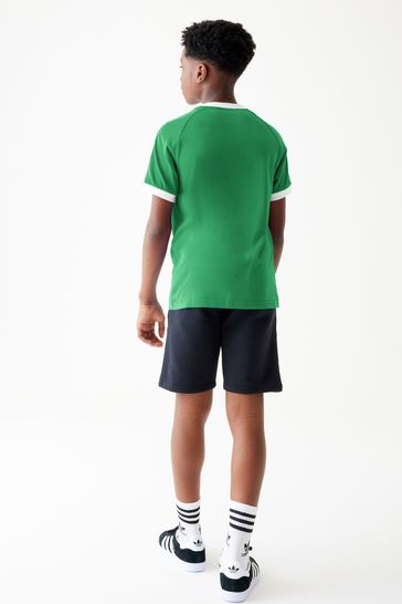 adidas Green Originals Adicolor 3 Stripes T Shirt