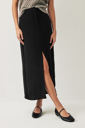 JDY Tailored Midi Skirt With Front Split