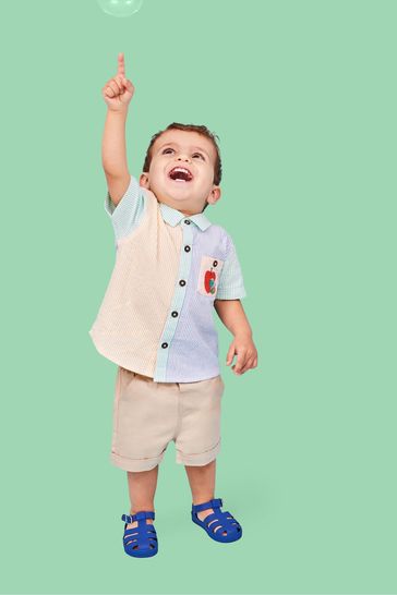 JoJo Maman B b Natural Twill Chino Shorts