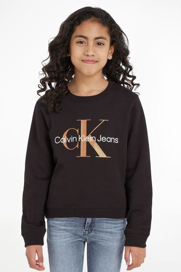 Buy Calvin Klein Kids Monogram Sweatshirt from Next Luxembourg