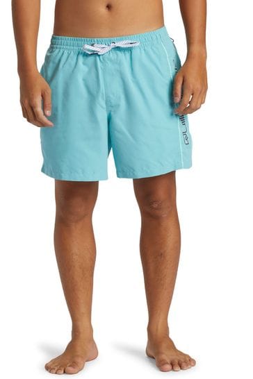 Quiksilver Blue Logo Volley Shorts