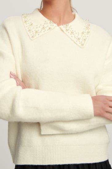 White pearl jumper on sale