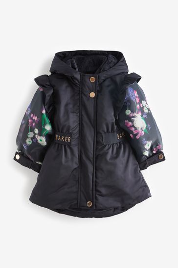 Ted baker navy girls coat deals