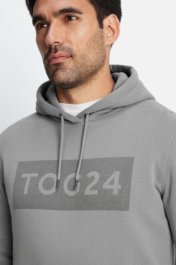 Mens grey boss 2025 hoodie