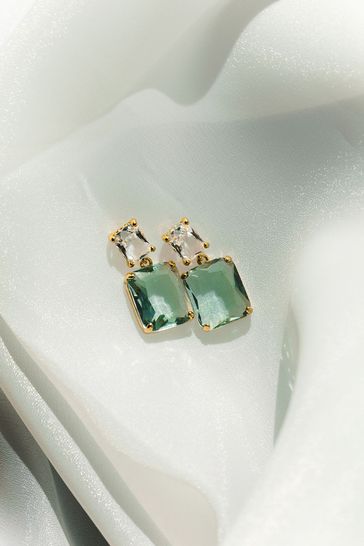 Gold plated cheap drop earrings