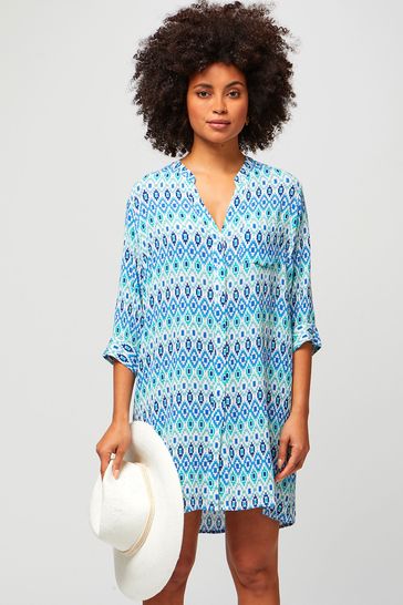 Aspiga Aztec Turquoise Mila Tunic Shirt
