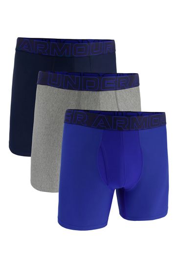 Under Armour Navy Blue Performance Tech Boxers 3 Pack