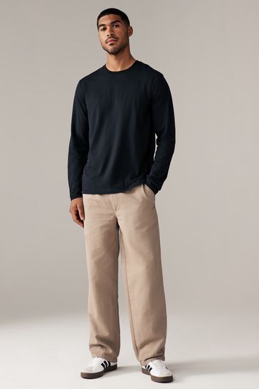 Crew neck long sleeve on sale
