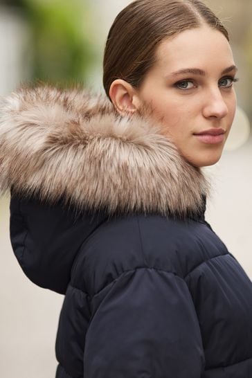 Navy borg coat on sale