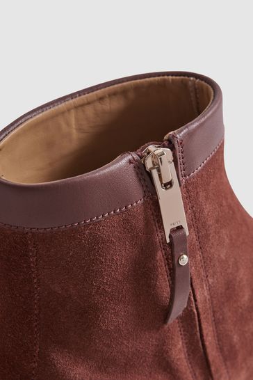 Reiss suede boots hot sale
