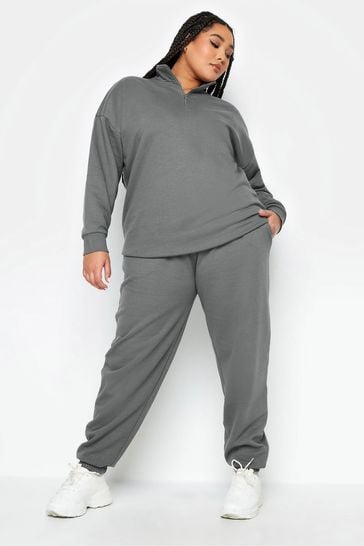 Grey funnel sales neck sweatshirt
