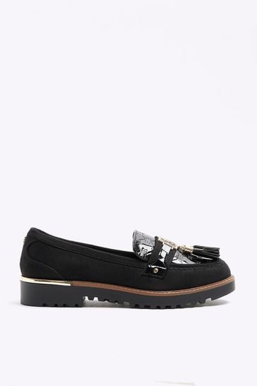 River island 2024 chunky loafers