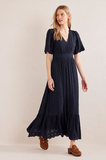 Boden black maxi dress sale