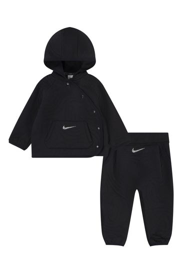 Nike Black Infant Snap Jacket Set
