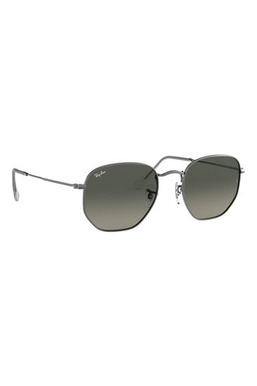 51mm hexagonal top flat lens sunglasses