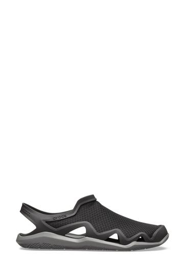 Buy Crocs Black Swiftwater Mesh Wave Slip On Sandals from the Next UK online shop