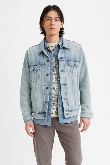 Levi's® Huron Waves Relaxed Fit Trucker Denim Jacket