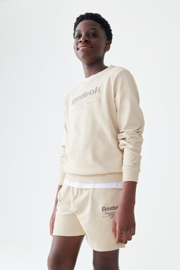 Reebok white sweater new arrivals