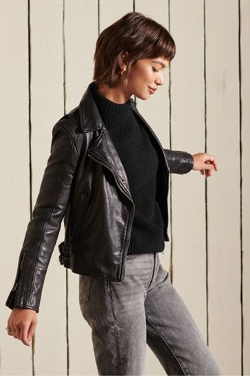 Vixon leather biker discount jacket