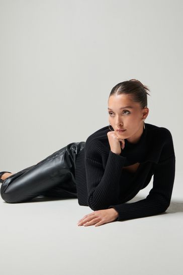 Cross neck jumper hot sale