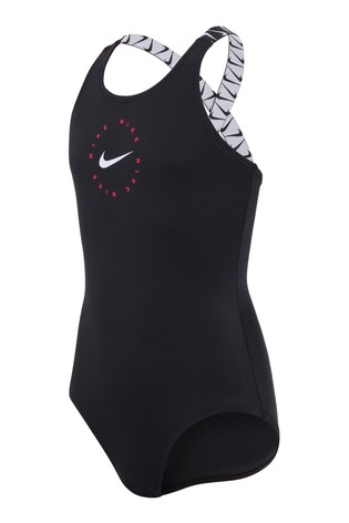 nike black tape swimsuit