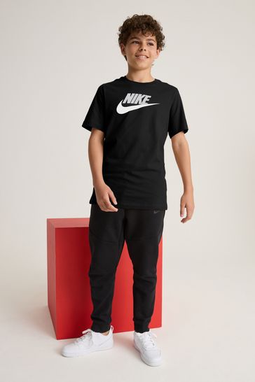 Buy Nike Black Futura Icon T Shirt from Next Luxembourg