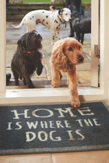 Howler & Scratch Multi Home Slogan Washable And Recycled Non Slip Doormat