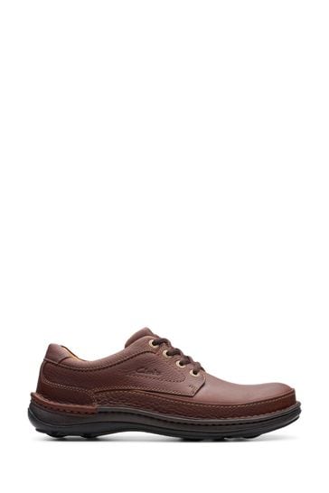 Clarks Brown Leather Nature Three Shoes