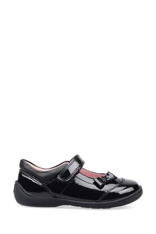 Start-Rite Twizzle Black Patent Leather School Shoes F Fit
