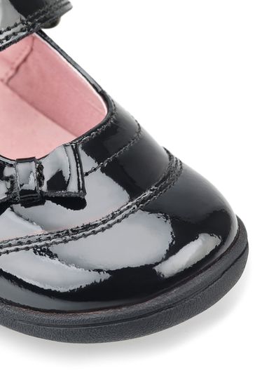 Girls patent discount leather school shoes