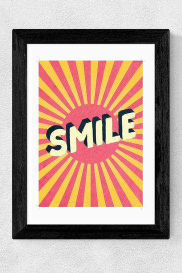 Smile Print by East End Prints