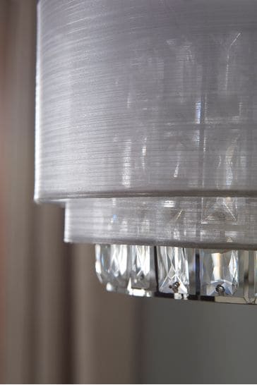 Clear lamp outlet shades