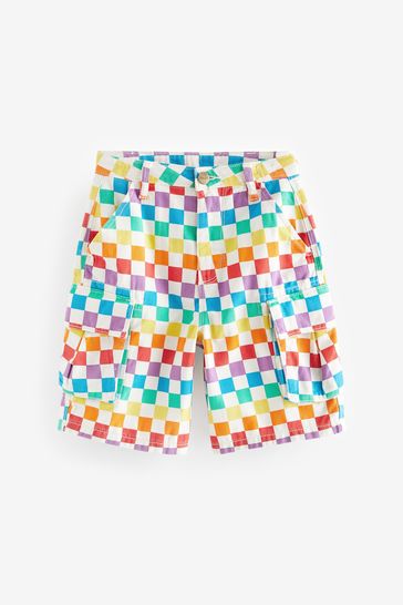 Buy Little Bird by Jools Oliver Multi Rainbow Checkerboard Cargo