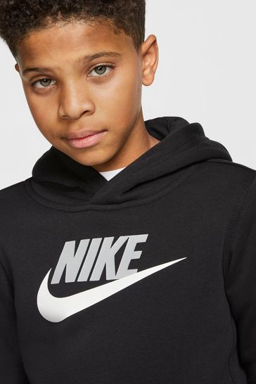 Buy Nike Black Club Fleece Overhead Hoodie from Next Netherlands