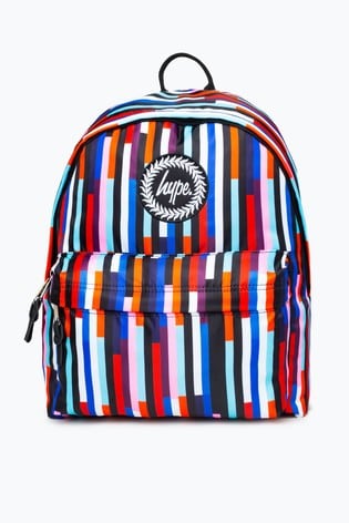 Hype. Multi Stripe Backpack