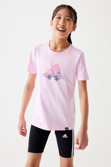 adidas Pink Sportswear Training Graphic T-Shirt