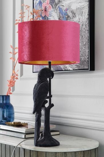 Pink sales lamp next