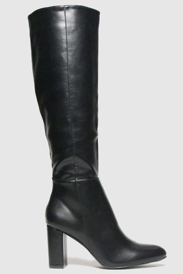 Black pull on boots sales