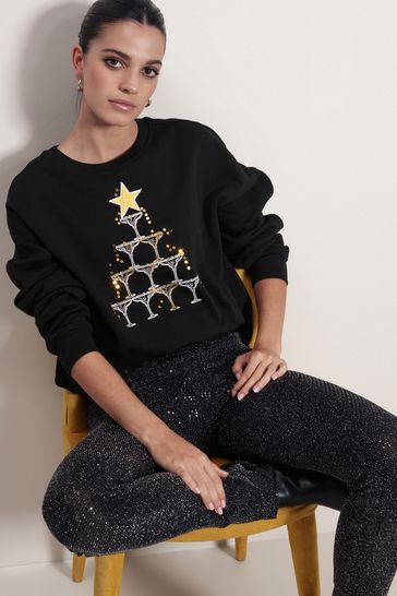 Champagne top christmas jumper