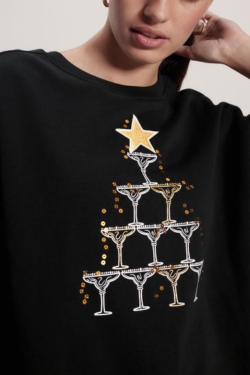 Champagne christmas jumper online