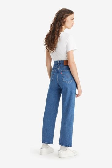 Buy Levi's Jazz Pop Ribcage Straight Ankle Jeans from Next Luxembourg