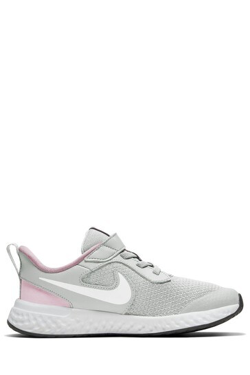 nike revolution 5 childrens grey