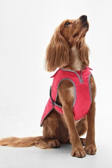 Buy Barbour Pink Waterproof Dog Coat from Next Ireland