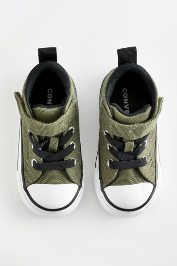 Khaki converse infant hot sale