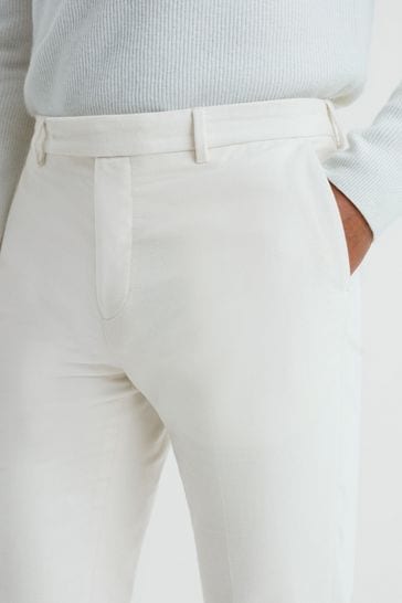 Mens slim sale fit moleskin trousers