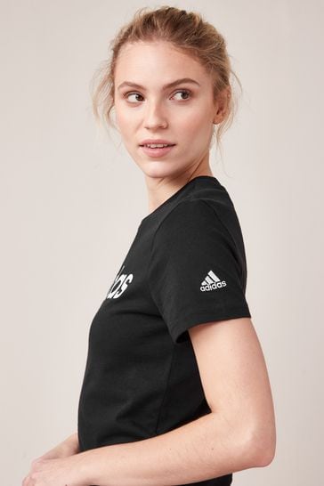 Adidas essential tee on sale black